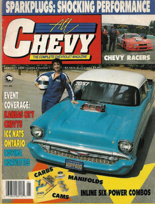 ALL CHEVY 1990 JAN - COVINA VETTES, CARBS, MANIFOLDS, CAMS, RACERS, ICC NATS